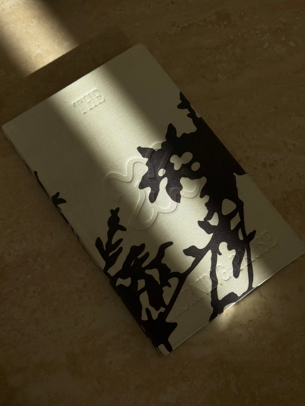 Linen-covered gratitude journal by The Morning Pause designed for slow morning routines